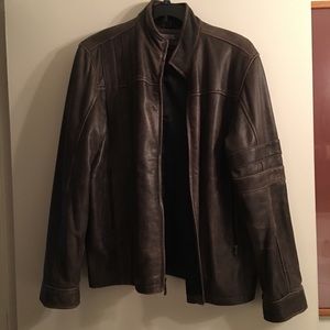 Leather Kenneth Cole Jacket size L
